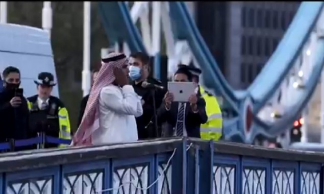 What a Moment! Adhan Echoes across London from Iconic Tower Bridge