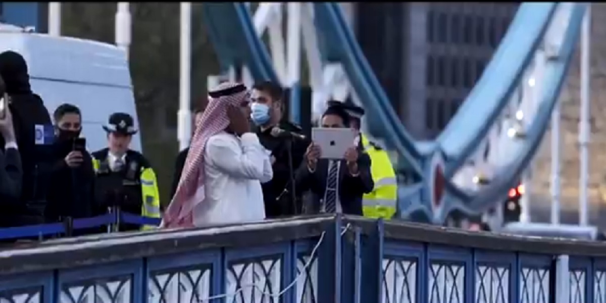 What a Moment! Adhan Echoes across London from Iconic Tower Bridge