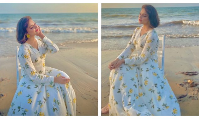 Pictures: Alizeh Shah Dons Floral Dress At The Beach