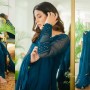 Areeba Habib Oozes Elegance, Glamour In This Stunning Tempo Teal Attire