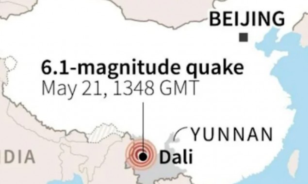 6.1 magnitude earthquake jolts China’s Yunnan province