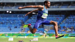 Triple jump Athletics Christian Taylor ruptures Achilles, set to miss Olympic