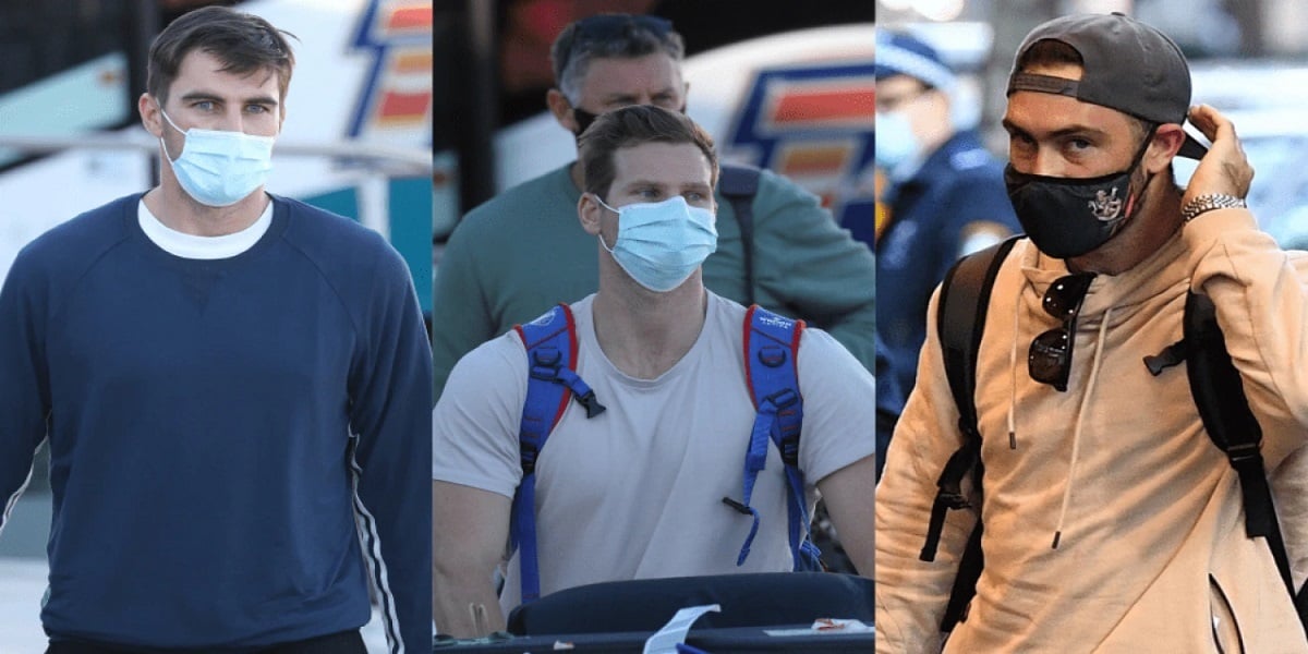 Australia's IPL cricketers have been released from their hotel quarantine