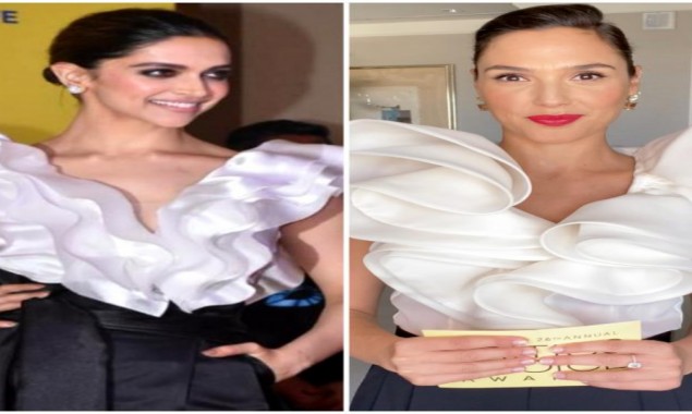 Deepika Padukone or Gal Gadot: Who looks best in ruffle blouse and black pants combination?