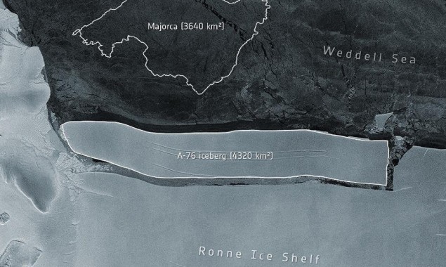 World’s largest iceberg breaks off Antarctica