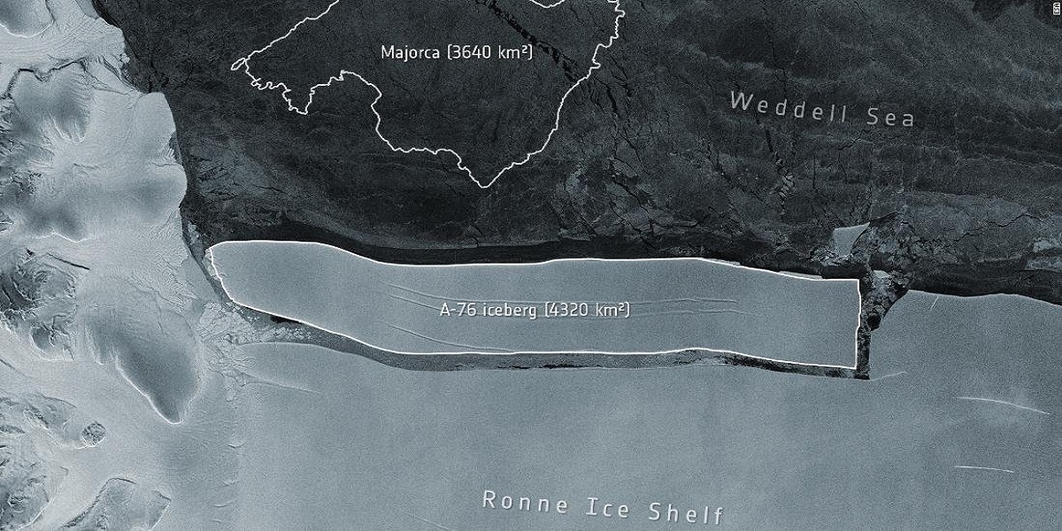 World's largest iceberg breaks off Antarctica