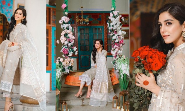 Maya Ali Looks Radiant In This Beautiful Eastern Beige Attire