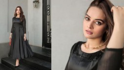 Minal Khan Looks Beatific In An All-Black Stunning Dress