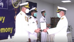 Pakistan Navy personnel conferred with Military awards