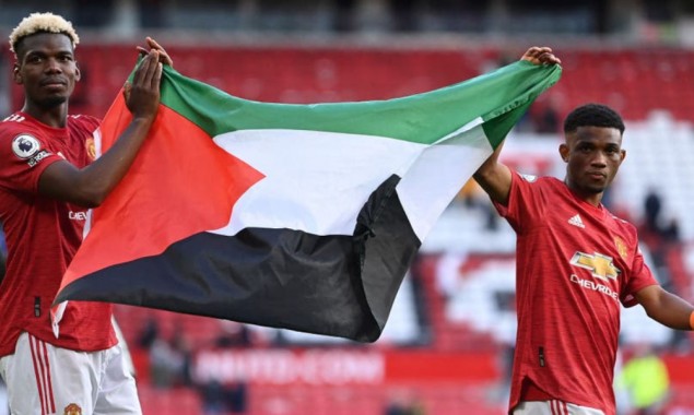 Paul Pogba Called Out By Fans After Displaying A Palestinian Flag In Support Of Muslims