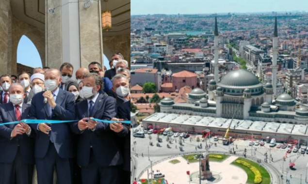 Turkish President Erdogan Inaugurates mosque in Istanbul’s Taksim Square