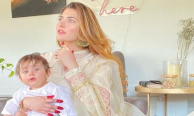 Naimal Khawar, Son Mustafa Are All Dressed Up For Eid