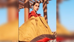 Nimra Khan Brings Back Old Glamour In A Vintage Puff-Sleeve Dress