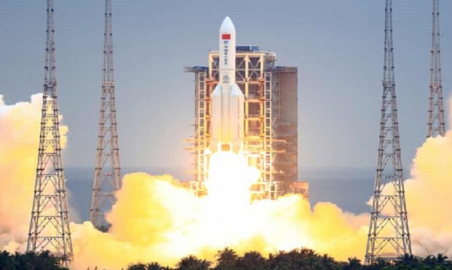 Debris from China’s Long March 5B rocket is crashing towards Earth