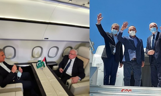Pakistani, Palestinian & Turkish FMs Leave For New York To Attend UNGA Session On Palestine