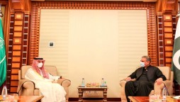 FM Qureshi met Saudi counterpart