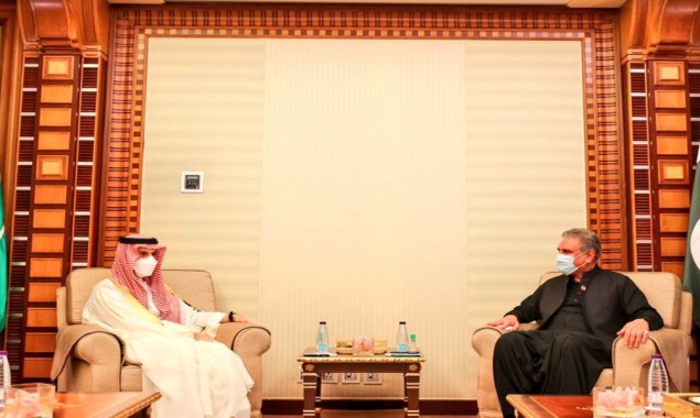 FM Qureshi, Saudi Counterpart hold key talks; seek to boost bilateral ties