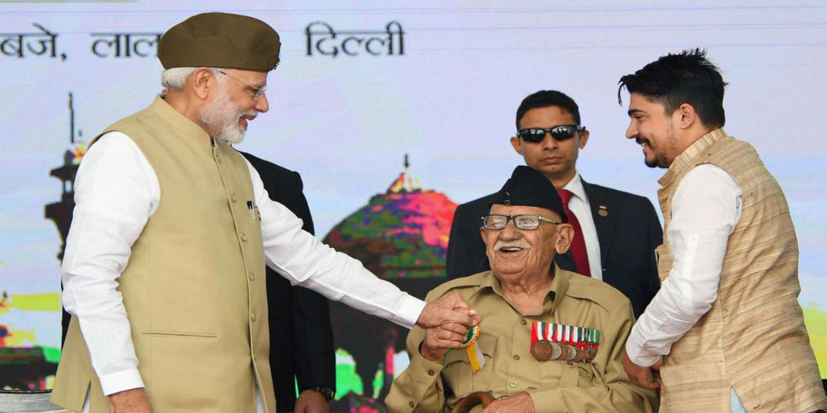 Modi INA Veteran Lalti Ram