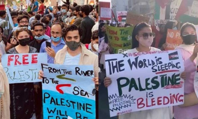 Pakistani stars voice support for Palestine