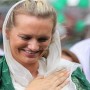 What does Shaniera Akram wish to send to Karachi?