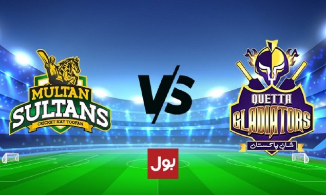 PSL 2021: Quetta Gladiators Vs Multan Sultans, Match No. 25