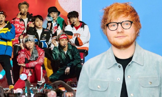 Ed Sheeran says he has teamed up with BTS once again