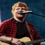 Ed Sheeran performing on stage during the Earthshot Prize awards ceremony