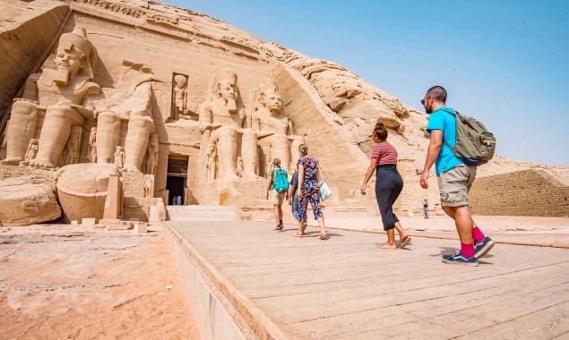 Egypt allowing vaccinated tourists without a PCR test.