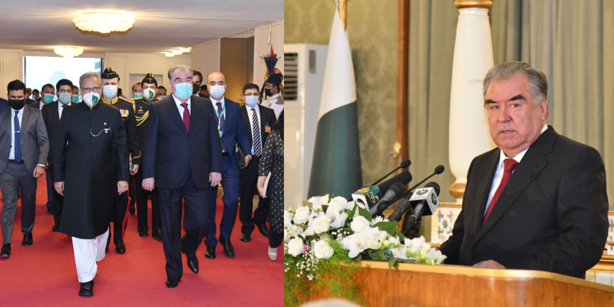 Tajik President Addressing