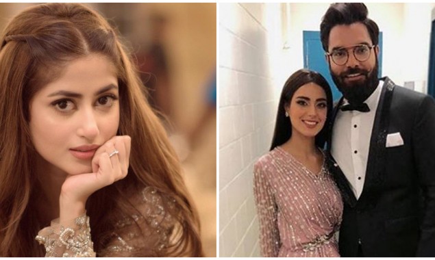 Watch: Sajal Aly and Pakistan’s popular showbiz duo groove to desi beats