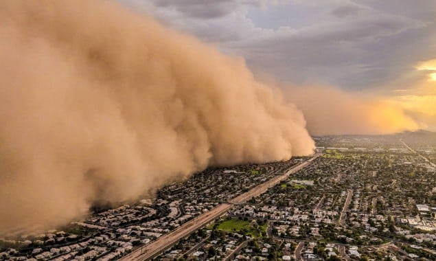 Karachi weather changes Dust storms likely to begin