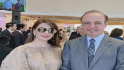 Reema Khan with husband