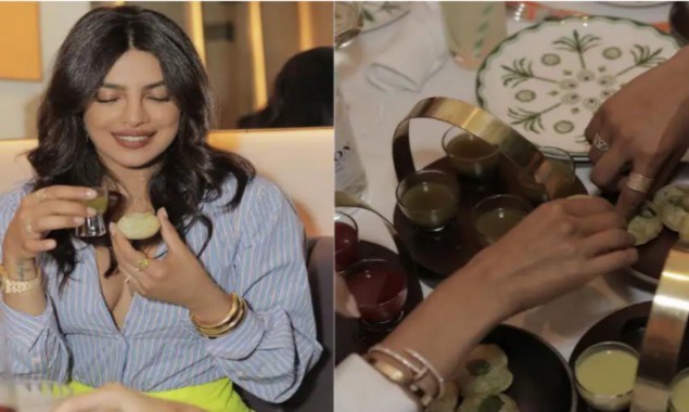Priyanka Chopra enjoys ‘golgappas’ with friends in New York