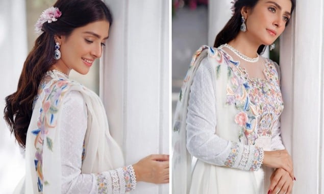 Ayeza Khan looks Ravishing in White Dress