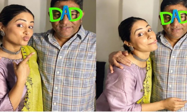 Hina Khan pens an emotional note for her late father on father’s day