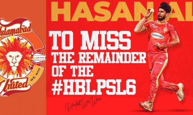 PSL 2021: Hasan Ali Leaving Remaining Tournament due to family concerns