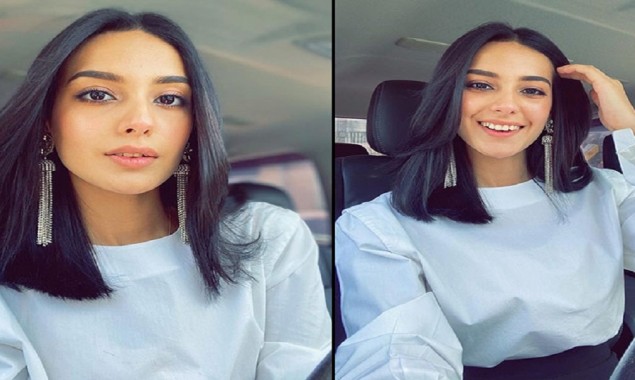 Iqra Aziz haircut