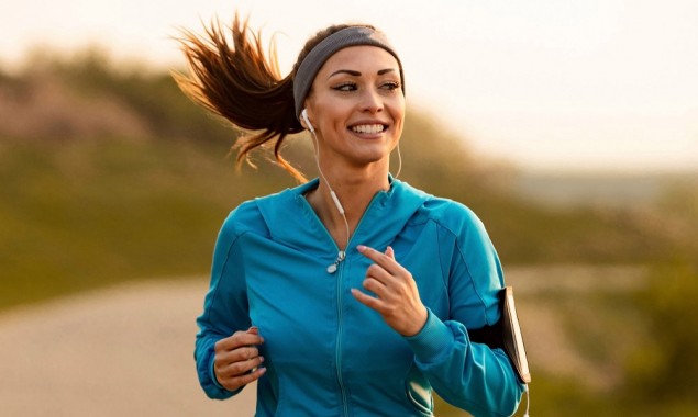 Listening to music while jogging can aid with mental fatigue