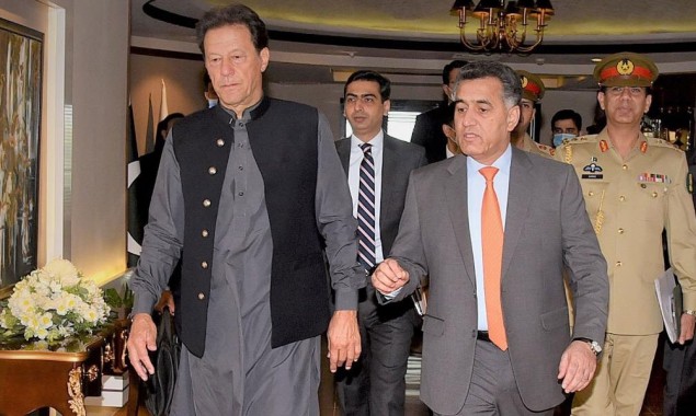 PM Imran ISI headquarters visit