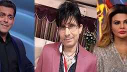 Rakhi Sawant defends Salman Khan against ‘ek number ka jhoota’ KRK