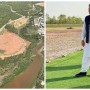 PM Imran Shares Images Of Under Construction Bani Gala Cricket Ground