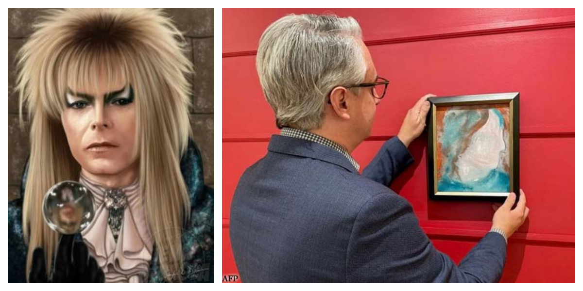 British Pop Icon David Bowie's $4 Painting Sold For Nearly $90,000