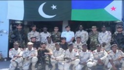 Pak Navy Ship SAIF Visits Port Djibouti During Deployment On RMSP