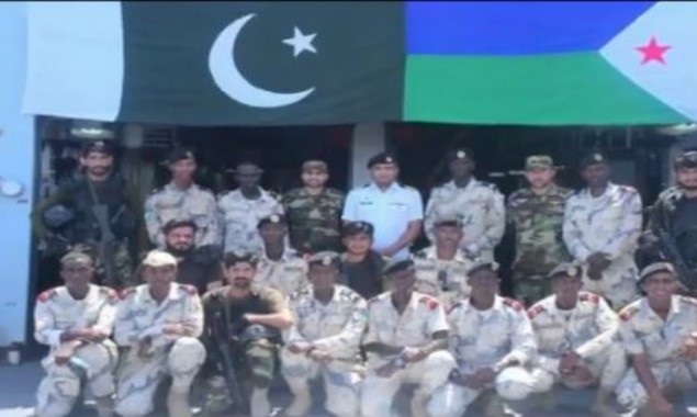 Pak Navy Ship SAIF Visits Port Djibouti During Deployment On RMSP