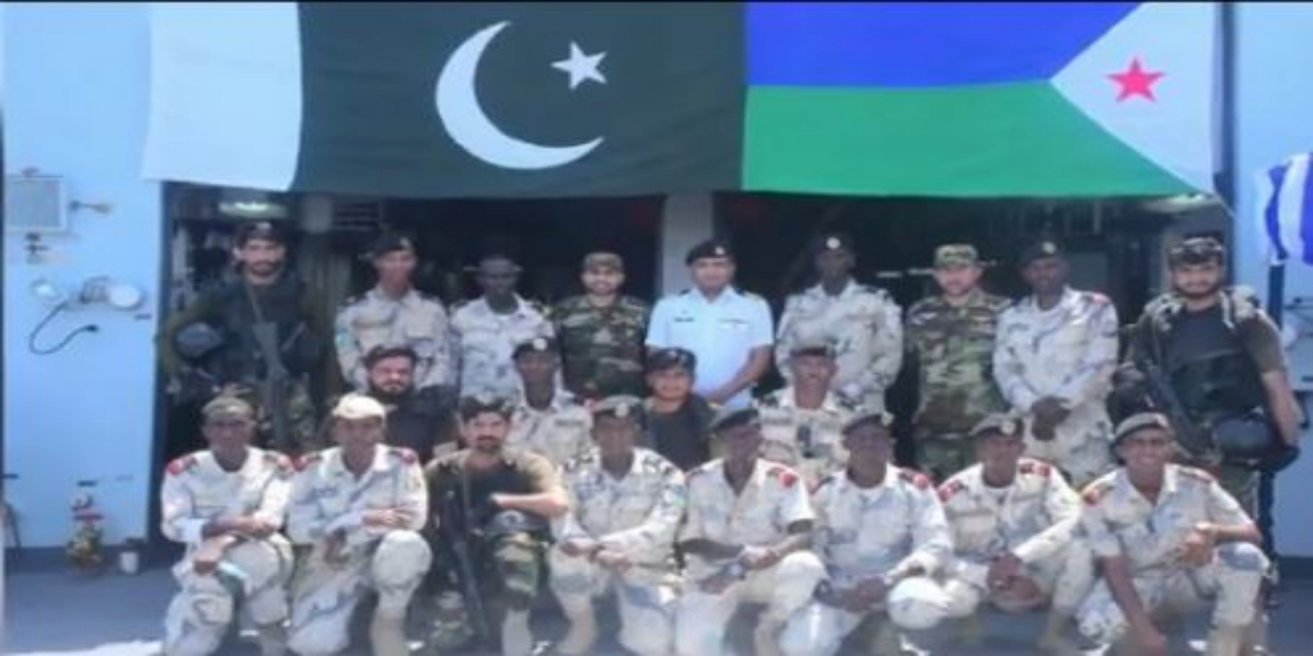 Pak Navy Ship SAIF Visits Port Djibouti During Deployment On RMSP