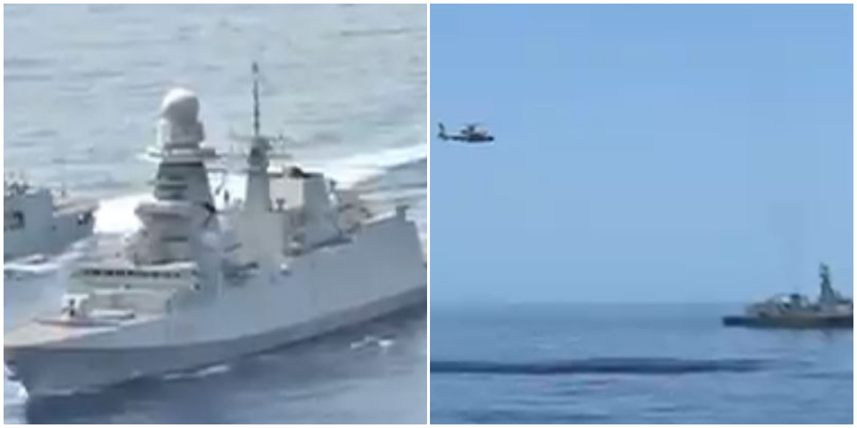 Pak Navy Ship Conducts Passage Exercise With Italian Navy Ship