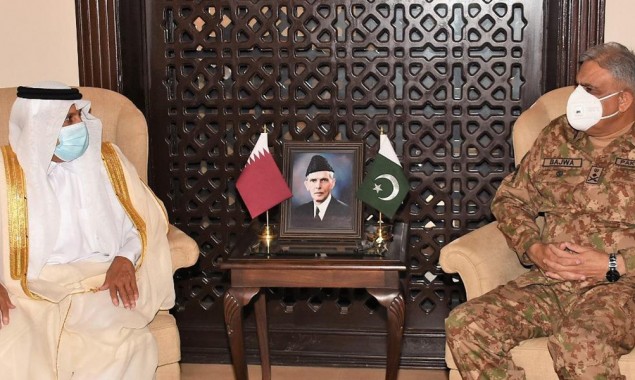 The State of Qatar called on Army Chief General Qamar Javed Bajwa