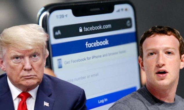 Trump Slams His Account’s Suspension By Facebook, says it’s an ‘insult’ to US voters