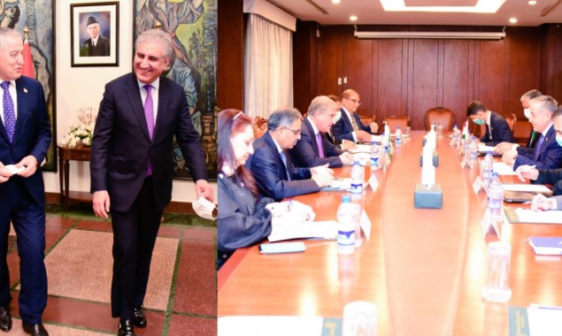 Qureshi, Tajik Counterpart Express satisfaction on upward trajectory of Pak-Tajik Ties