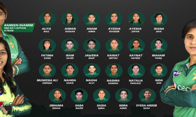 Pakistan women squad for West Indies tour